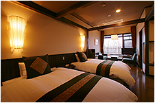Western style room A with open-air hot spring